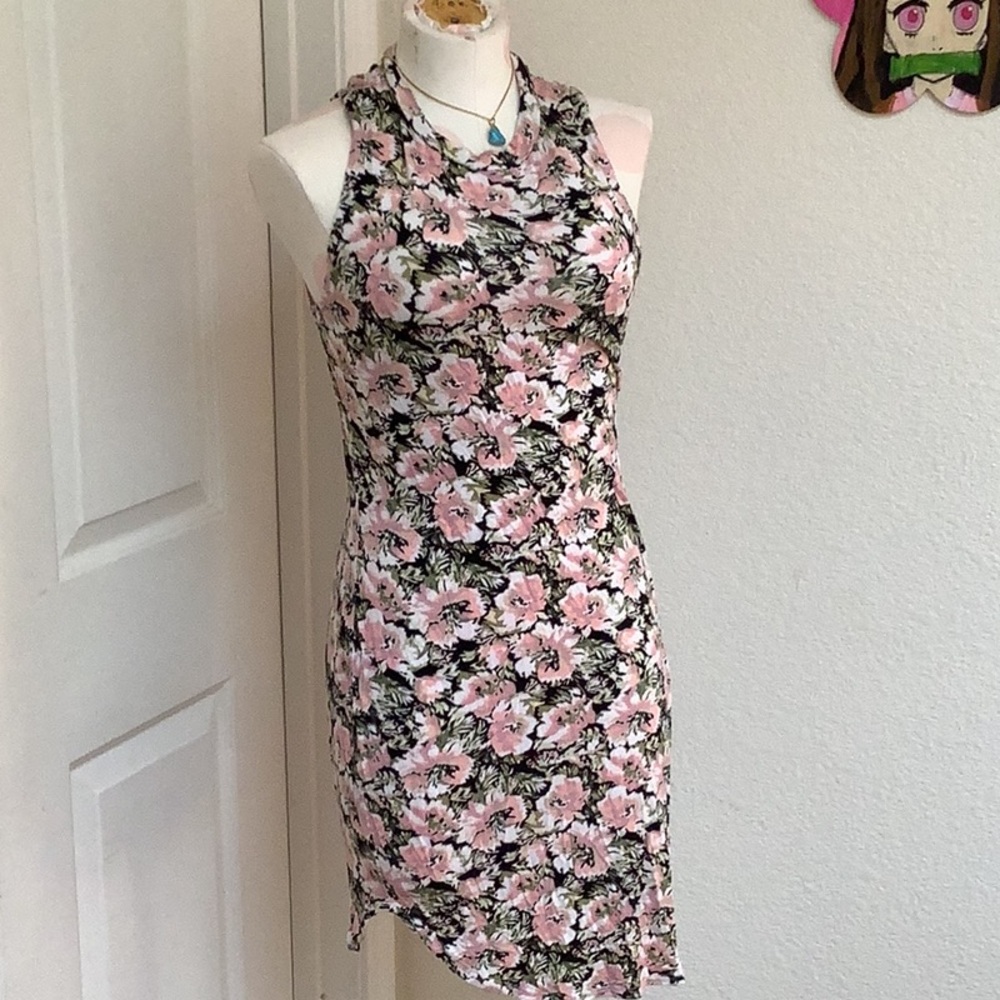 Floral Halter Dress